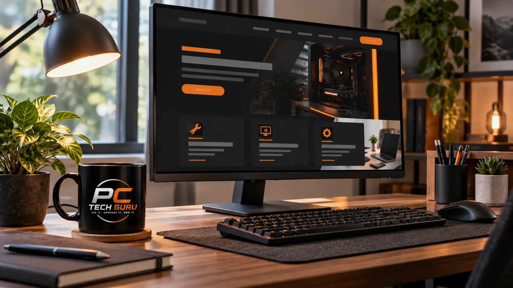Website Design workspace by PC Tech Guru